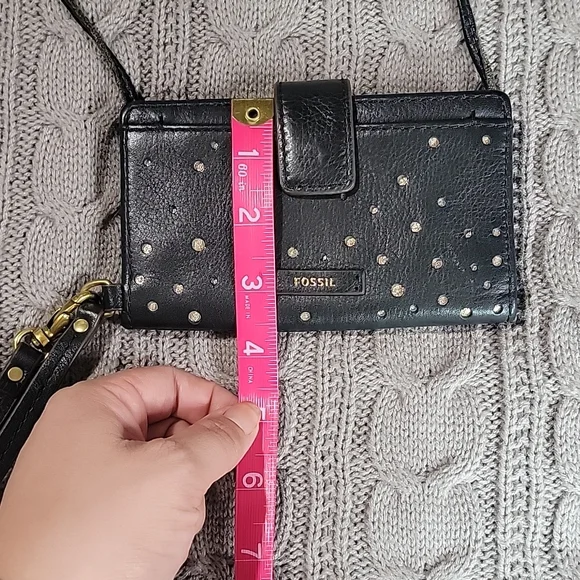 Black Fossil Wristlet/Crossbody - Picture 12 of 14